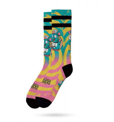 AMERICAN SOCKS SIGNATURE stay cool MID HIGH CALZE UNISEX SKATE