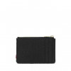 HERSCHEL oscar rfid black portafoglio con zip