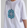 DOLLY NOIRE logo maioliche t-shirt white-blue