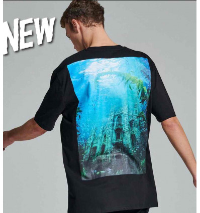 DOLLY NOIRE duomo sommerso milano underwater black t-shirt manica corta