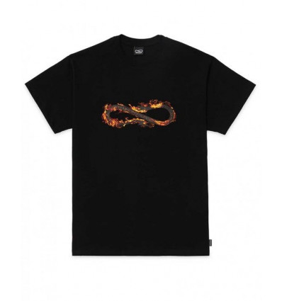 PROPAGANDA fire snake logo t-shirt black