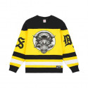 DOOMSDAY hockey crewneck panther black/yellow felpa