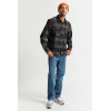 BRIXTON bowery ls flannel charcoal