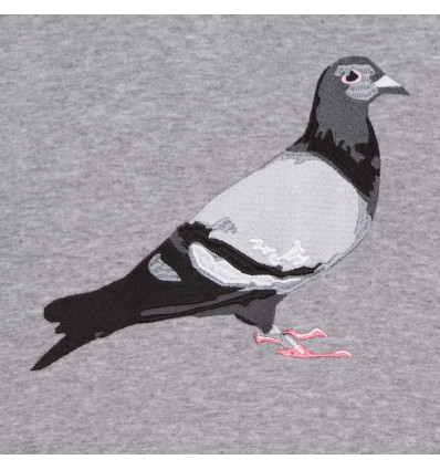 STAPLE pigeon logo hoodie grey