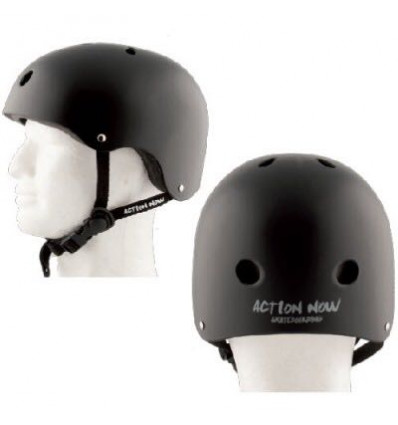 ACTION NOW casco matt black taglia S casco skate