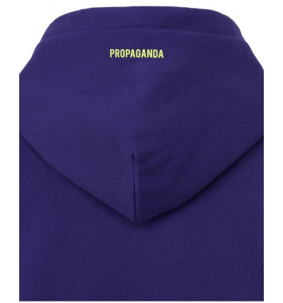 PROPAGANDA scarful hoodie purple