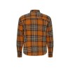 ONLY E SONS milo overshirt flannel camicia in flanella scacchi pumpkin