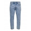 ONLY E SONS onsavi beam l.blue pk light blue cropped jeans