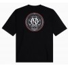 DOLLY NOIRE monogramma primavera t-shirt over black