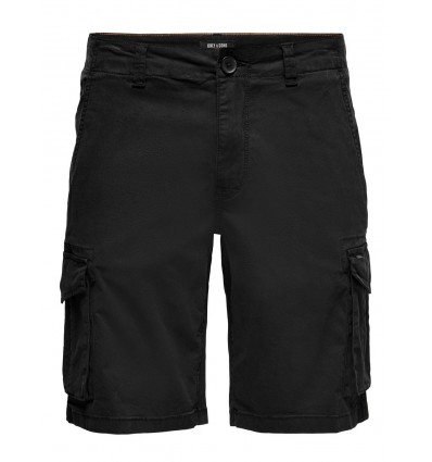 ONLY E SONS mike cargo life short black