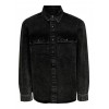 ONLY E SONS Bill black washed 2964 overshirt giacca jeans