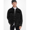 ONLY E SONS Bill black washed 2964 overshirt giacca jeans