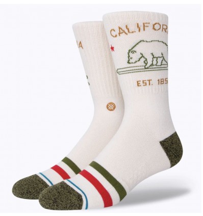 STANCE california republic offwhite calze one size