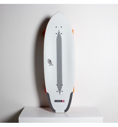 OUTRIDE RIDE easy ride white surfskate completo