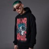 DOLLY NOIRE Party Hard Skull Hoodie Black