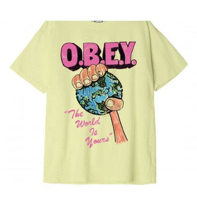 OBEY the world is your t-shirt celery juice