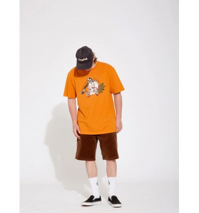 VOLCOM LINTELL t-shirt manica corta orange