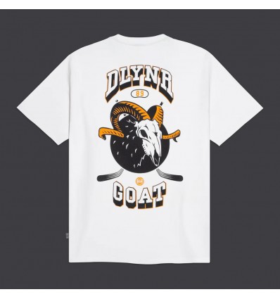 DOLLY NOIRE goat skull tee white