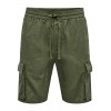 ONLY E SONS cotton cargo olive