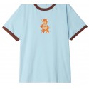 OBEY ted ringer t-shirt sky blue multi