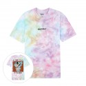 DOOMSDAY no more space tee t-shirt tie dye pink
