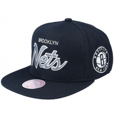 MITCHELL AND NESS nba team script 2.0 nets one size