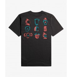T-shirt Propaganda Ribs Gradient, Uomo, Nera, Edizione Limitata, 100% Cotone, Vestibilità Standard, Stampa Originale