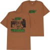 OBEY city watch dog t-shirt manica corta brown sugar
