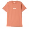 OBEY lower case 2 classic tee navy t-shirt manica corta