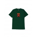 OBEY riot cop classic tee forest green t-shirt manica corta