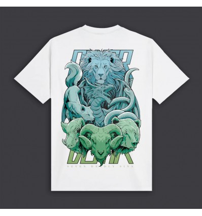 DOLLY NOIRE 7 deadly sins tee white
