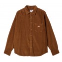 OBEY miles woven ls camicia in velluto