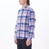 OBEY benny cord woven ls purple rose