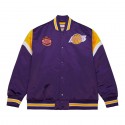 MITCHELL E NESS heavyweight satin jacket Lakers