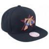 MITCHELL AND NESS nba team ground 2.0 76er black snapback one size