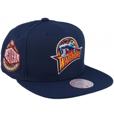 MITCHELL AND NESS nba team ground 2.0 warriors navy snapback one size