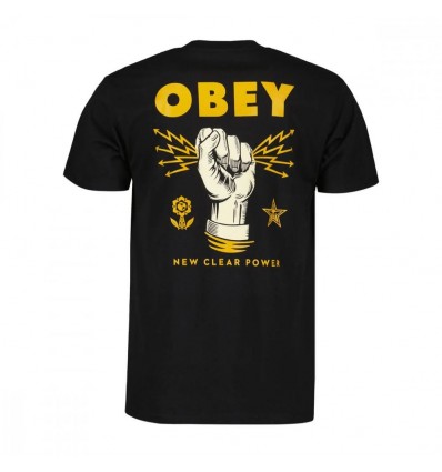 OBEY new clear power classic t-shirt black
