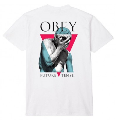 OBEY future tense classic t-shirt white