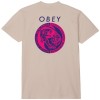OBEY yin yang panthers classic sand t-shirt