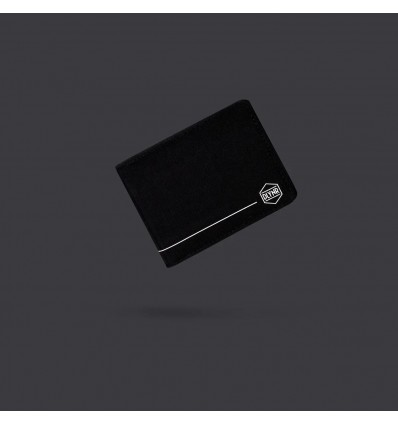 DOLLY NOIRE reflective wallet black