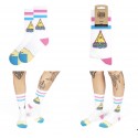 AMERICAN SOCKS pyramid mid hight CALZE UNISEX SKATE one size