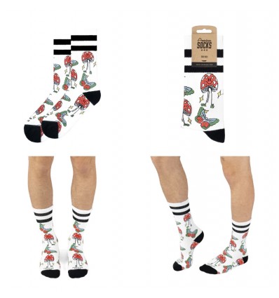 AMERICAN SOCKS never stop growing mid hight CALZE UNISEX SKATE one size