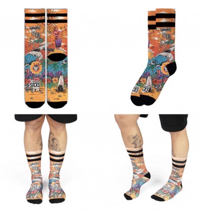 AMERICAN SOCKS signature hawaii CALZE UNISEX SKATE