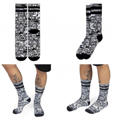 AMERICAN SOCKS signature night gathering CALZE UNISEX SKATE