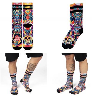 AMERICAN SOCKS signature totem CALZE UNISEX SKATE