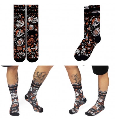 AMERICAN SOCKS signature slick dinos CALZE UNISEX SKATE