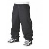 BLUESKIN pantalone baggy tinta nera