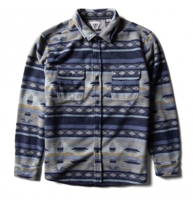 VISSLA eco-zy polar ls flannel camicia manica lunga