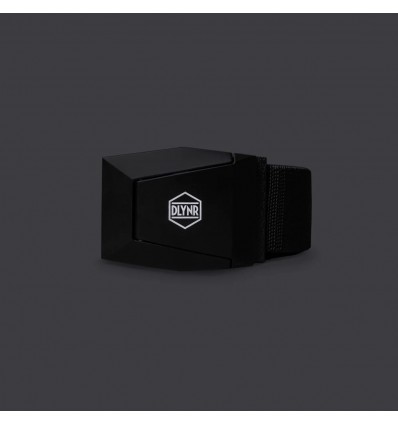 DOLLY NOIRE polygonal buckle belt black