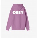 OBEY bold hood fleece moonlite mauve